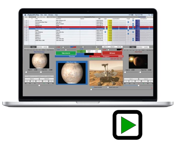 Macbook Pro 13" avec licence PlaybackPro